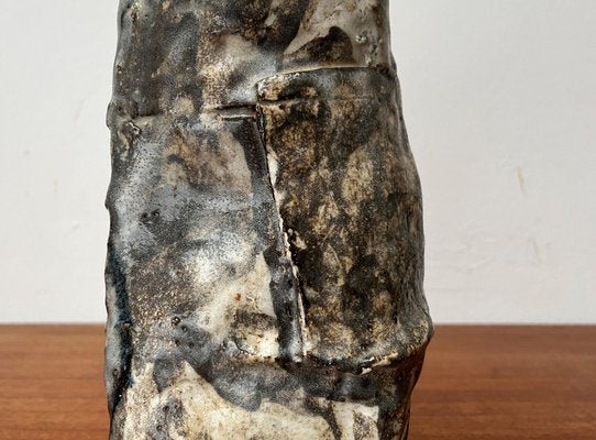 Large Mid-Century German Studio Pottery Brutalist Sculptural Vase, 1960s-UAH-1798363