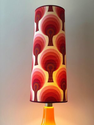 Large Mid-Century German Table Lamp with Glass Base, 1970s-BAF-763382