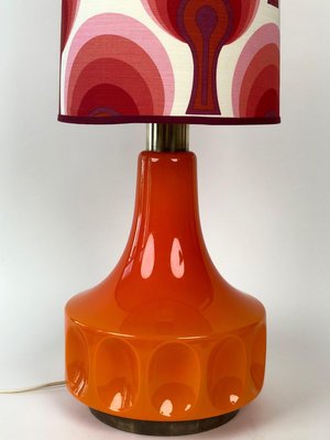 Large Mid-Century German Table Lamp with Glass Base, 1970s-BAF-763382