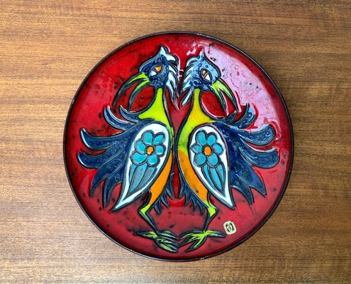 Large Mid-Century Germany Wall Plate from Gebr. H.U.G. Claussen, 1960s-UAH-1347787