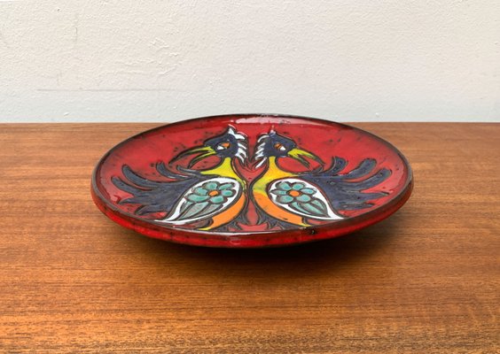 Large Mid-Century Germany Wall Plate from Gebr. H.U.G. Claussen, 1960s-UAH-1347787