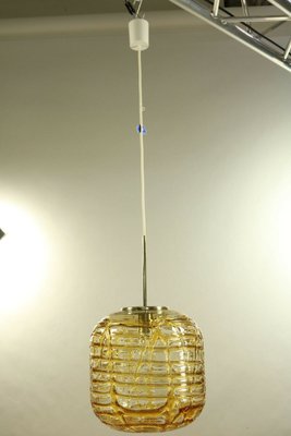 Large Mid-Century Glass Balloon Pendant Lamp from Doria Leuchten, 1960s-FUP-659609