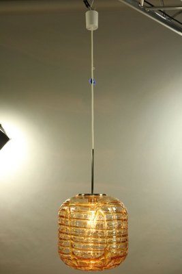 Large Mid-Century Glass Balloon Pendant Lamp from Doria Leuchten, 1960s-FUP-659609