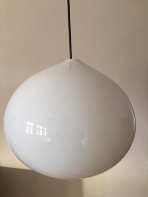 Large Mid-Century Glass Pendant Lamp by Alessandro Pianon for Vistosi, 1950s-AX-697156