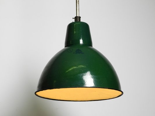 Large Mid-Century Industrial Enameled Metal Factory Lamp, France-RR-1305043