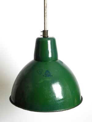 Large Mid-Century Industrial Enameled Metal Factory Lamp, France-RR-1305043