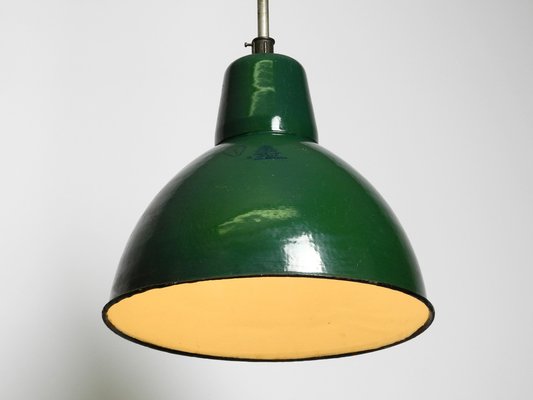 Large Mid-Century Industrial Enameled Metal Factory Lamp, France-RR-1305043