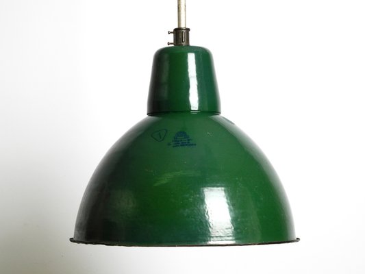 Large Mid-Century Industrial Enameled Metal Factory Lamp, France-RR-1305043