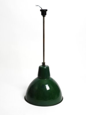 Large Mid-Century Industrial Enameled Metal Factory Lamp, France-RR-1305043