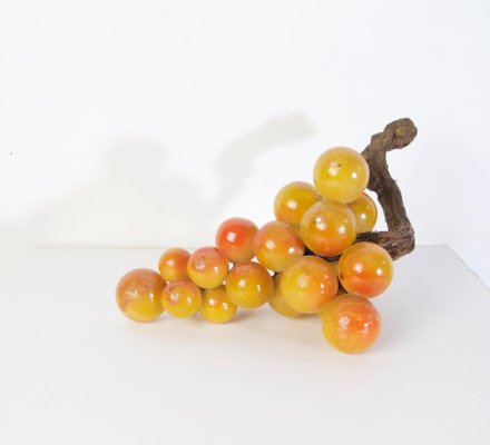 Large Mid-Century Italian Alabaster Grapes-FO-983683