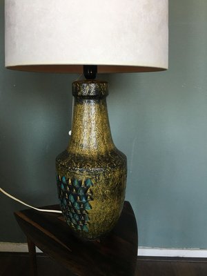 Large Mid-Century Italian Ceramic Table Lamp, 1950s-DE-627763