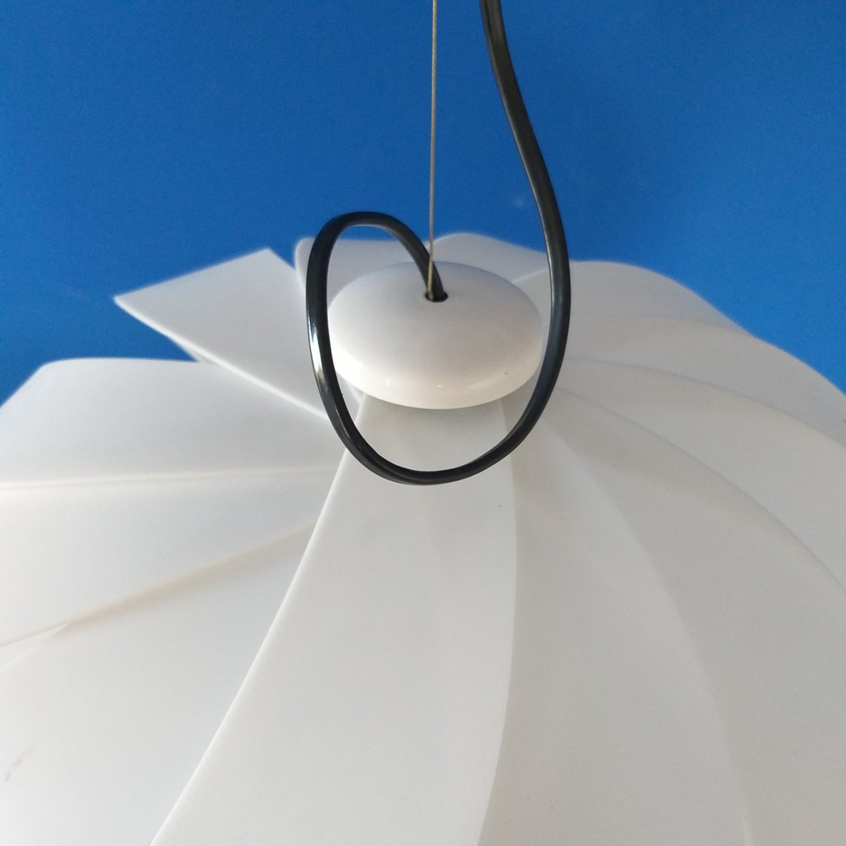 Large Mid-Century Italian Model Alicante Ceiling Lamp by Carlo Ponzio for Guzzini, 1970s