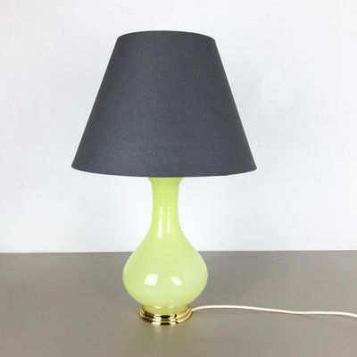 Large Mid-Century Italian Opaline Murano Glass Table Lamp from Cenedese Vetri-QZ-566217