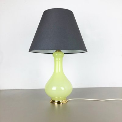 Large Mid-Century Italian Opaline Murano Glass Table Lamp from Cenedese Vetri-QZ-566217