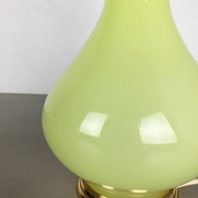 Large Mid-Century Italian Opaline Murano Glass Table Lamp from Cenedese Vetri-QZ-566217