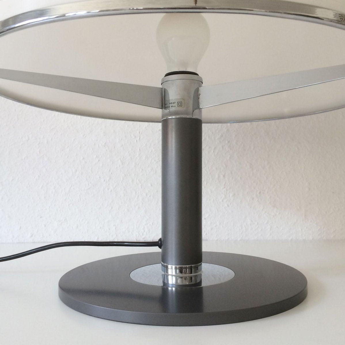 Large Mid-Century Kuala Table Lamp by Franco Bresciani for Guzzini, 1970s