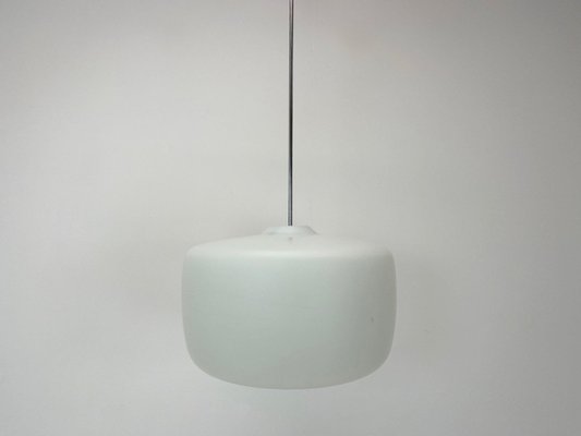 Large Mid-Century Milk Glass Pendant, 1960s-TZ-1395252