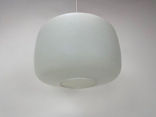 Large Mid-Century Milk Glass Pendant, 1960s-TZ-1395252