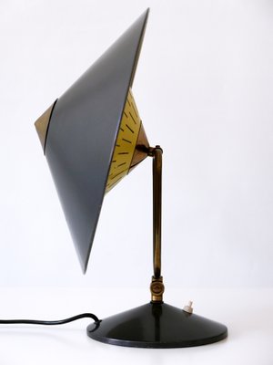 Large Mid-Century Modern Articulated Witch Hut Table Lamp or Wall Sconce, 1950s