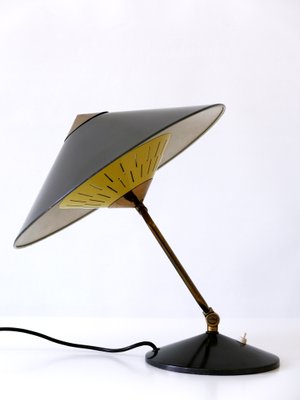 Large Mid-Century Modern Articulated Witch Hut Table Lamp or Wall Sconce, 1950s