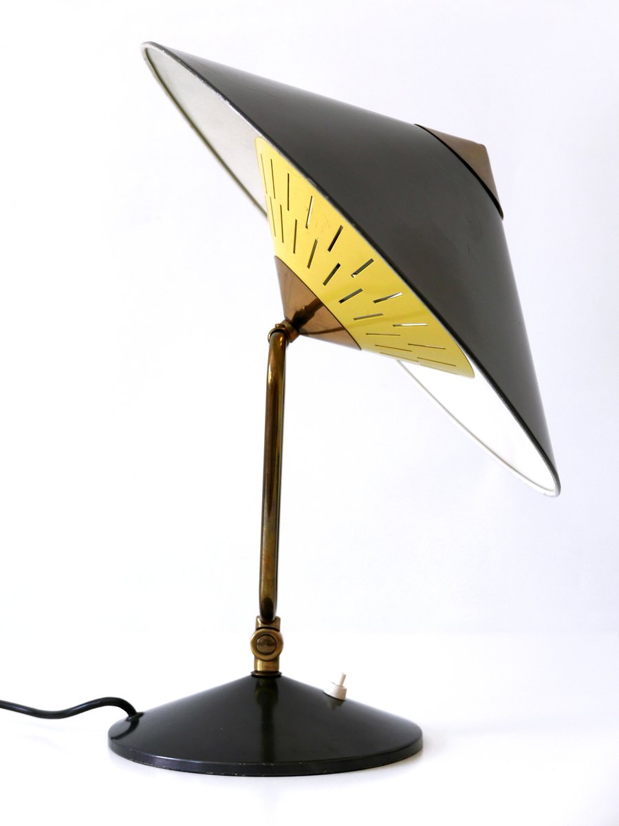 Large Mid-Century Modern Articulated Witch Hut Table Lamp or Wall Sconce, 1950s