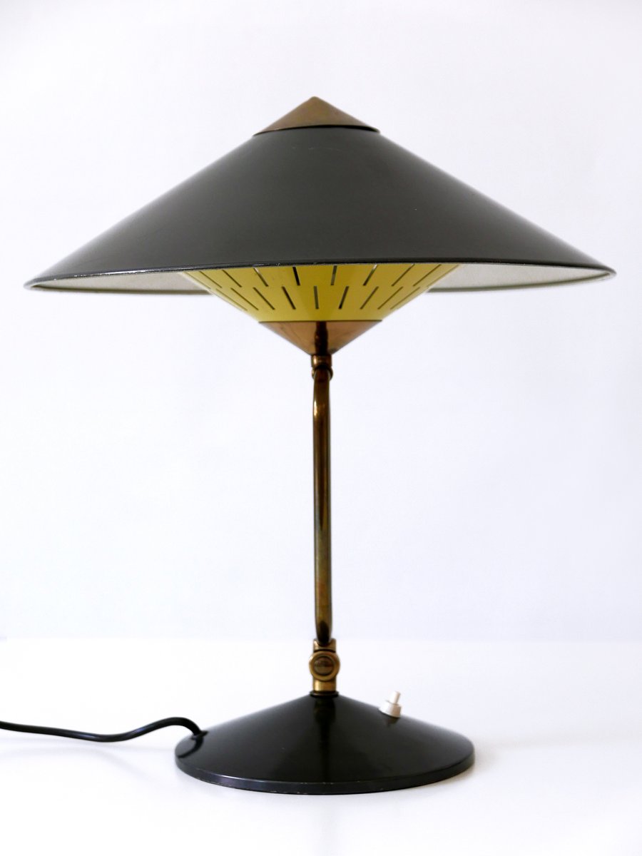 Large Mid-Century Modern Articulated Witch Hut Table Lamp or Wall Sconce, 1950s