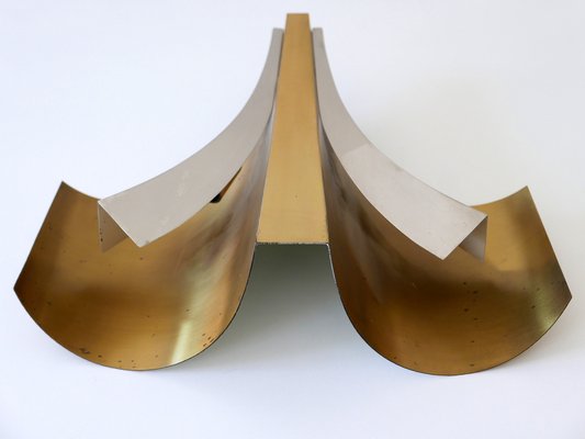 Large Mid-Century Modern Brass Sconces by Maison Baguès, Paris, 1960s, Set of 2-WPT-1233604