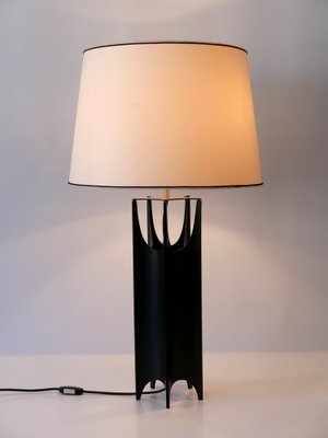 Large Mid-Century Modern Brutalist Table Lamp, Italy, 1960s-WPT-1240413