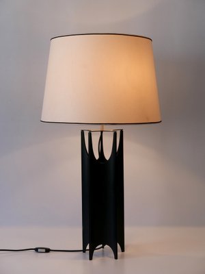 Large Mid-Century Modern Brutalist Table Lamp, Italy, 1960s-WPT-1240413