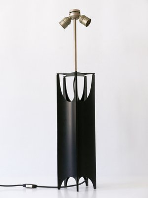 Large Mid-Century Modern Brutalist Table Lamp, Italy, 1960s-WPT-1240413