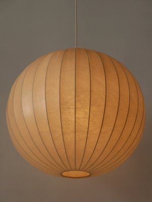 Large Mid-Century Modern Cocoon Pendant or Hanging Light from Goldkant Leuchten, Germany, 1960s-WPT-2015972