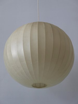 Large Mid-Century Modern Cocoon Pendant or Hanging Light from Goldkant Leuchten, Germany, 1960s-WPT-2015972