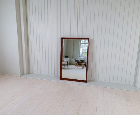 Large Mid-Century Modern Mirror in Walnut, Sweden, 1960s-UYK-1750814