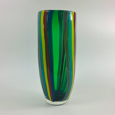 Large Mid-Century Modern Murano Glass Vase, 1960s-BMM-904678