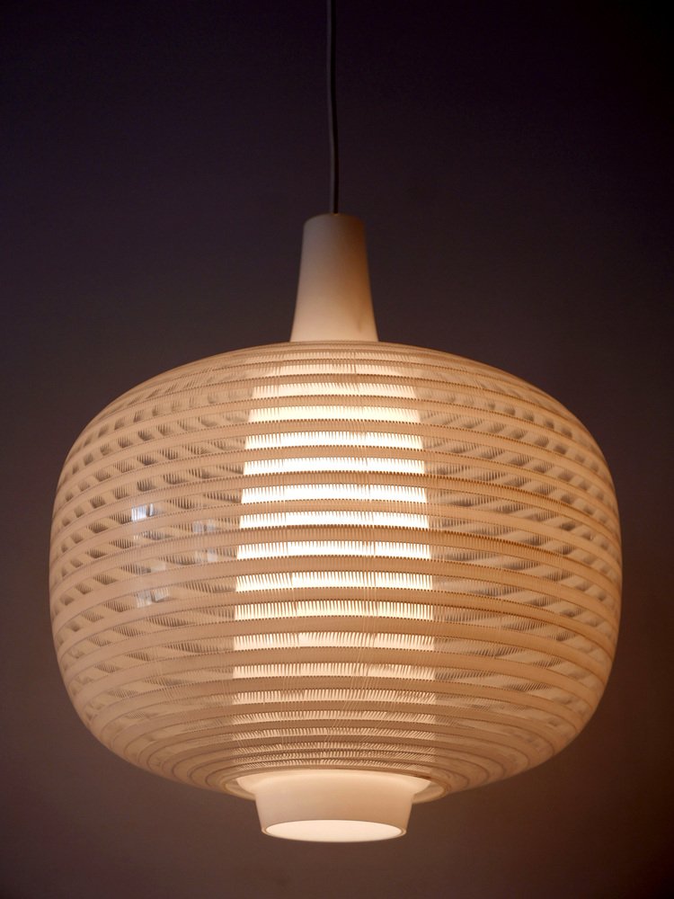 Large Mid-Century Modern Napoli Pendant Lamp by Aloys F. Gangkofner for Peill & Putzler, 1950s