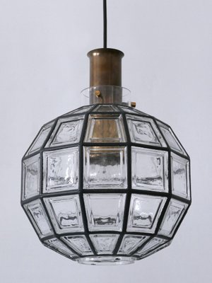 Large Mid-Century Modern Pendant Lamp by Glashütte Limburg, Germany, 1960s-WPT-2016047