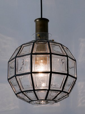 Large Mid-Century Modern Pendant Lamp by Glashütte Limburg, Germany, 1960s-WPT-2016047