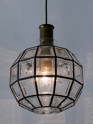 Large Mid-Century Modern Pendant Lamp by Glashütte Limburg, Germany, 1960s-WPT-2016047