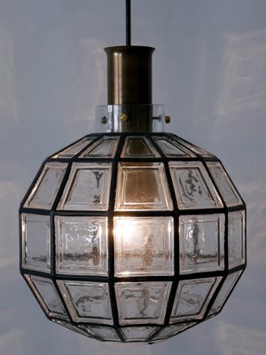 Large Mid-Century Modern Pendant Lamp by Glashütte Limburg, Germany, 1960s-WPT-2016047