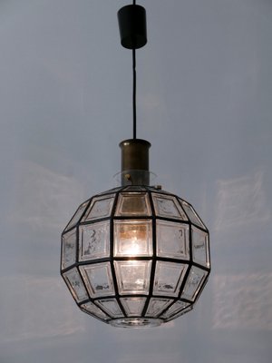 Large Mid-Century Modern Pendant Lamp by Glashütte Limburg, Germany, 1960s-WPT-2016047