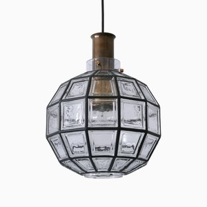 Large Mid-Century Modern Pendant Lamp by Glashütte Limburg, Germany, 1960s-WPT-2016047