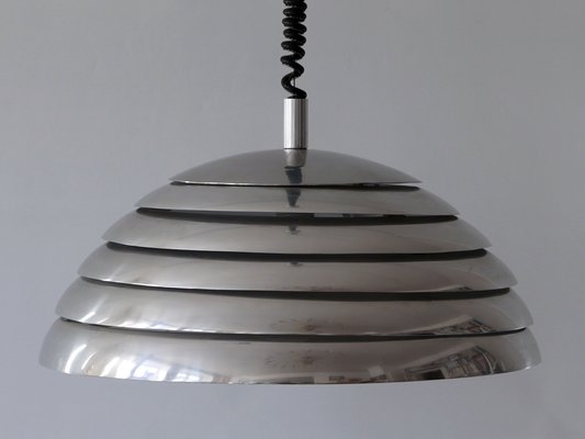 Large Mid-Century Modern Pendant Lamp from Vereinigte Werkstätten Munich, 1960s-WPT-1008816