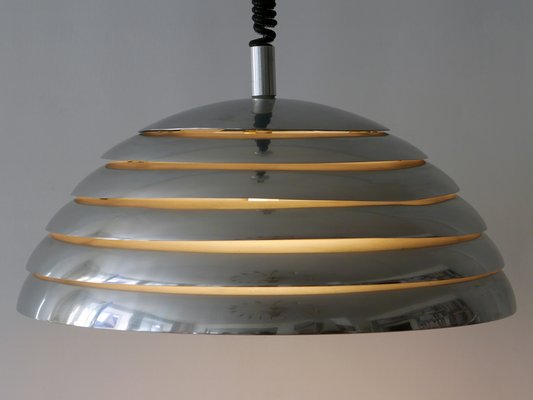 Large Mid-Century Modern Pendant Lamp from Vereinigte Werkstätten Munich, 1960s-WPT-1008816