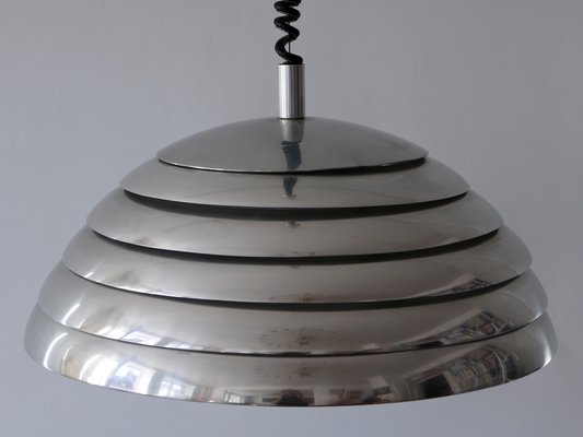 Large Mid-Century Modern Pendant Lamp from Vereinigte Werkstätten Munich, 1960s-WPT-1008816