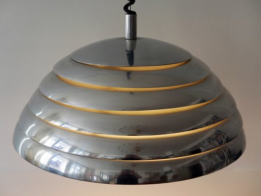 Large Mid-Century Modern Pendant Lamp from Vereinigte Werkstätten Munich, 1960s-WPT-1008816