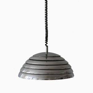 Large Mid-Century Modern Pendant Lamp from Vereinigte Werkstätten Munich, 1960s-WPT-1008816