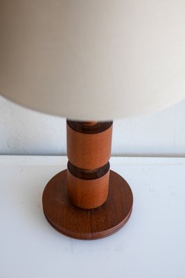 Large Mid-Century Modern Scandinavian Teak Table Lamps from Möllers Armatur, Sweden, Set of 2-JIE-2017108