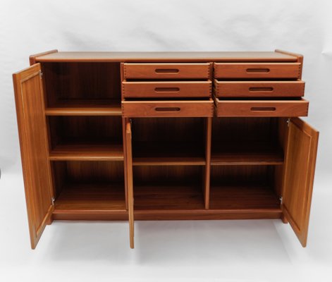 Large Mid-Century Modern Scandinavian Teak Wood Sideboard, 1960s-KQB-1823493