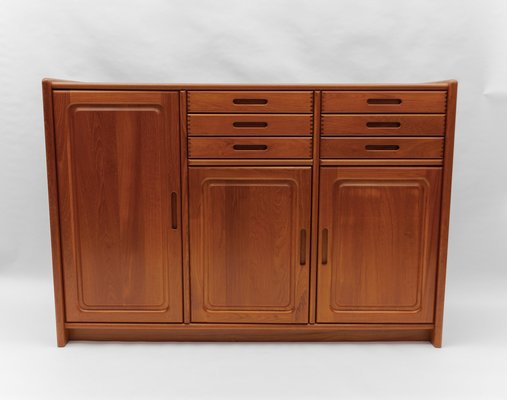 Large Mid-Century Modern Scandinavian Teak Wood Sideboard, 1960s-KQB-1823493