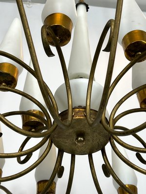 Large Mid-Century Monza 18-Light Chandelier from Arredoluce, 1950s-OT-1145976